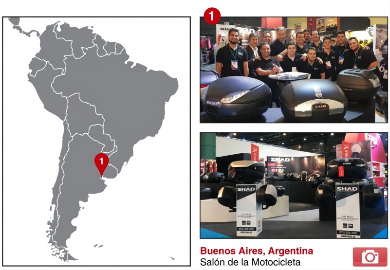  在第一届阿根廷摩托车展我们获得了国际化的成功